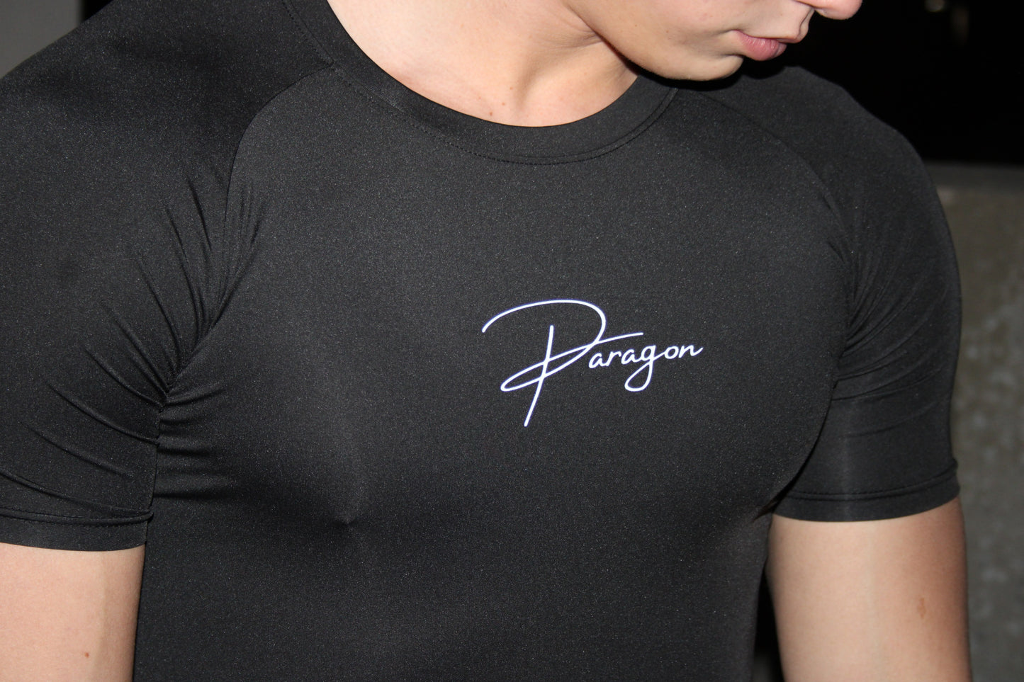 Paragon Compression Tee Black