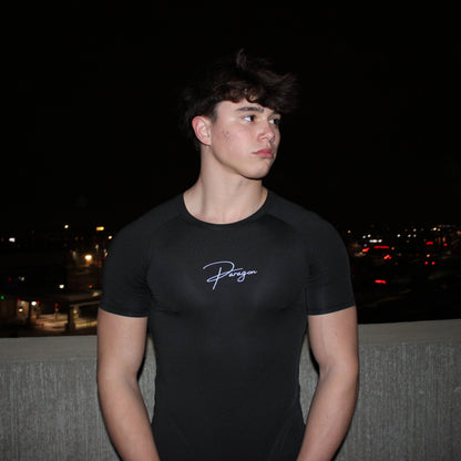 Paragon Compression Tee Black