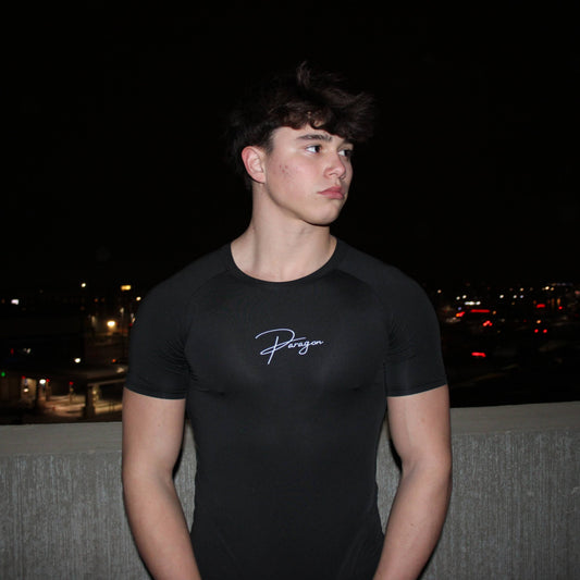 Paragon Compression Tee Black