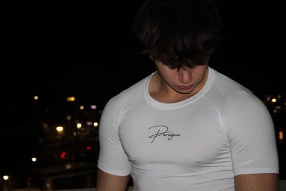 Paragon Compression Tee White