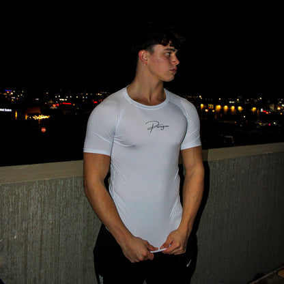 Paragon Compression Tee White